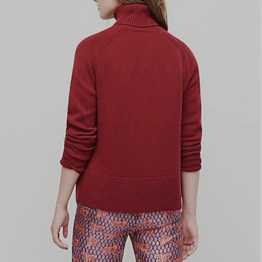 S J Crew cashmere turtleneck sweater - Picture 4 of 5